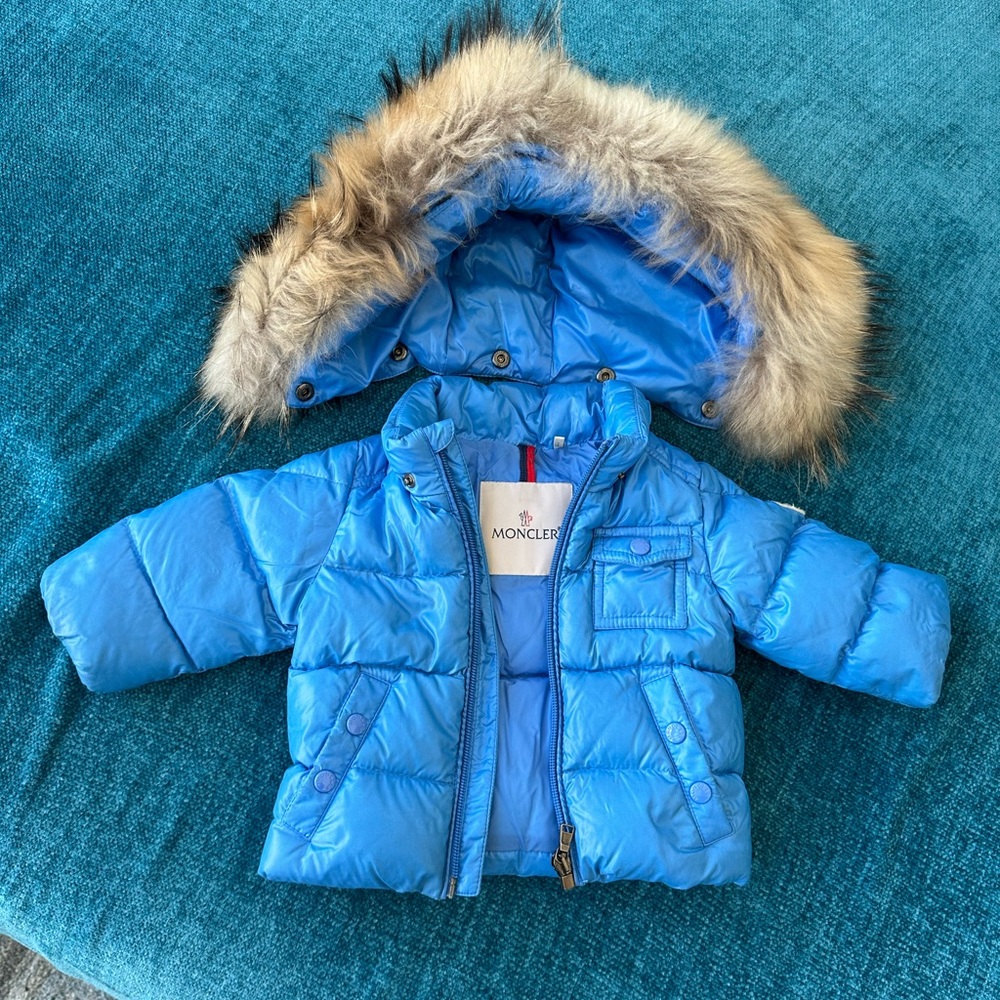 Lightly used Montclair puffer 3-6m